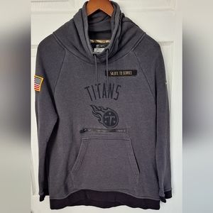 NFL TN Titans hoodie men's medium Salute to service